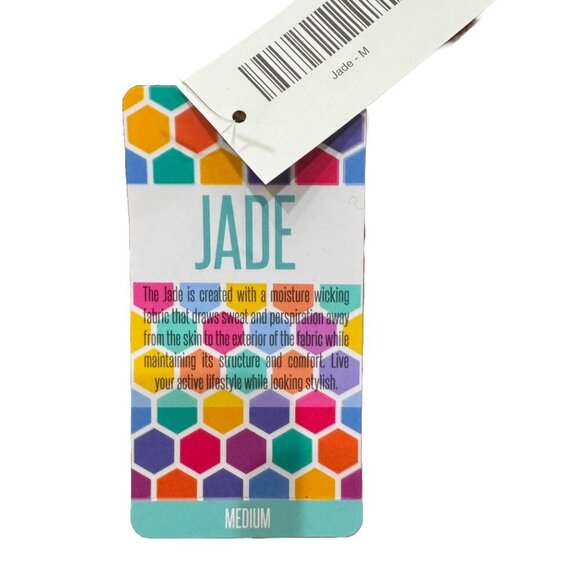 NWT LuLaRoe Jade Legging - Athletic Workout Capri Length Size M - Picture 4 of 6